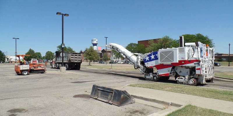 Partial Cold Milling/ Full Depth Cold Milling Road Construction