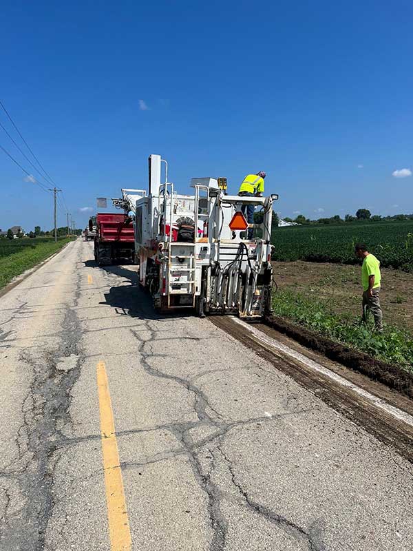 Partial Cold Milling/ Full Depth Cold Milling Road Construction