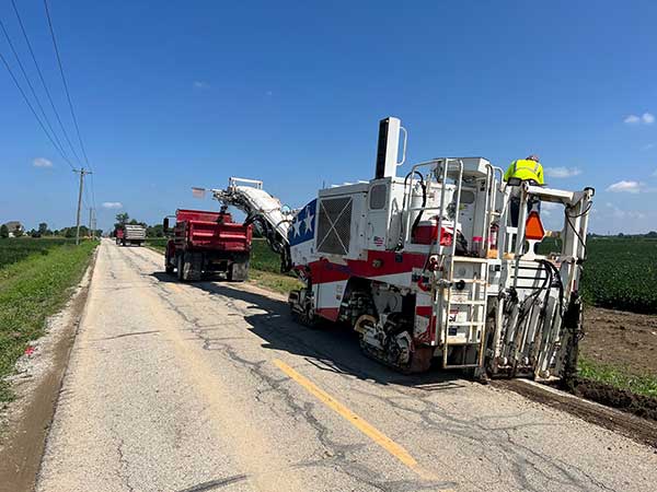 Partial Cold Milling/ Full Depth Cold Milling Road Construction